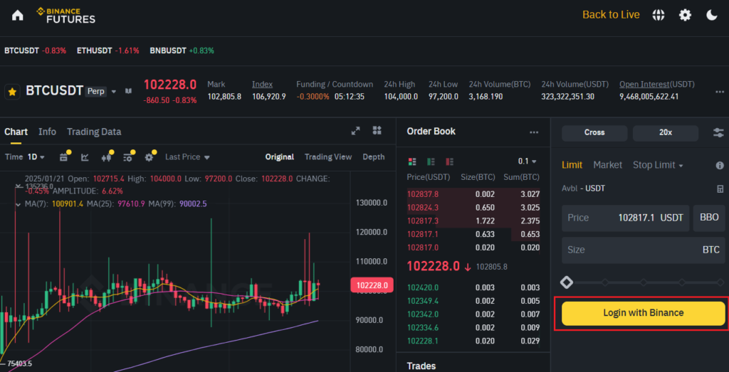 Testnet на Binance